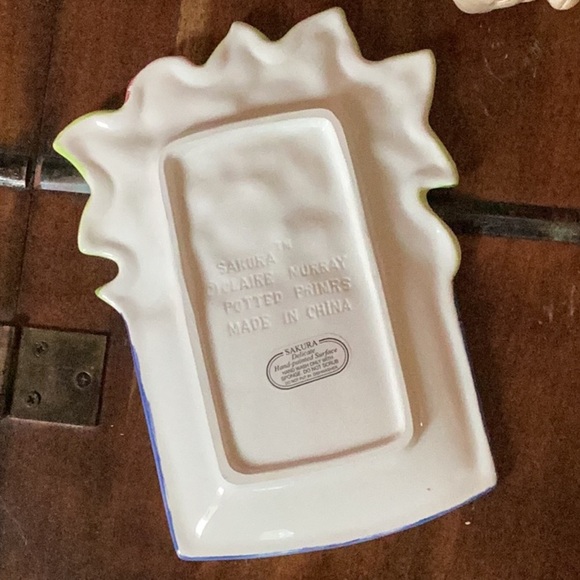 SAKURA Claire Murray Potted Primrose Cookie Tray, New in Box - Picture 5 of 9